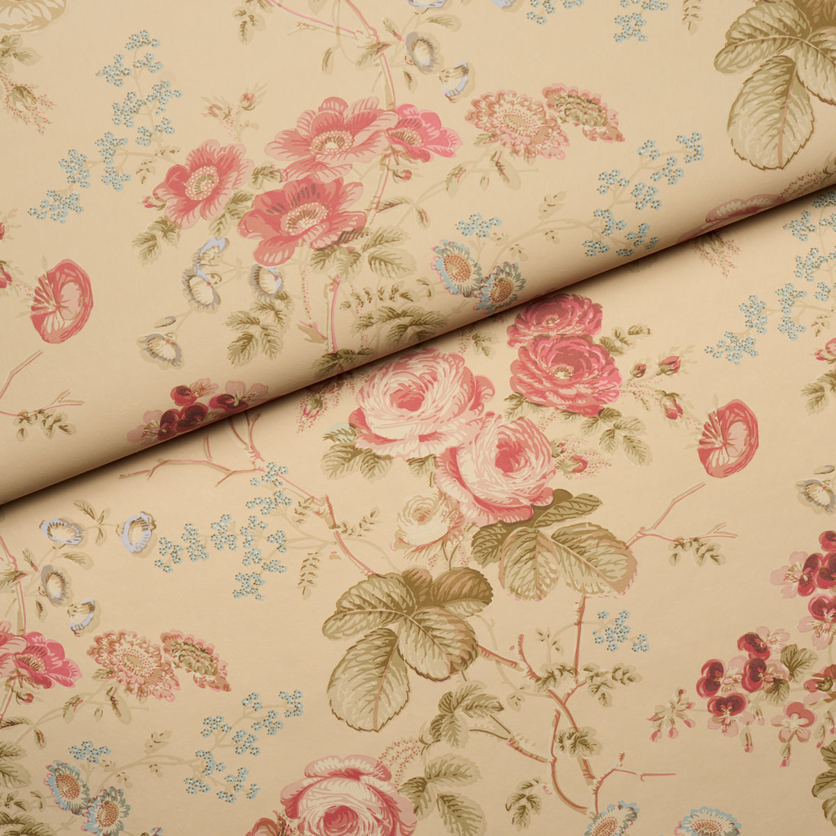 Purchase 5012063 | Salisbury, Butter - Schumacher Wallpaper