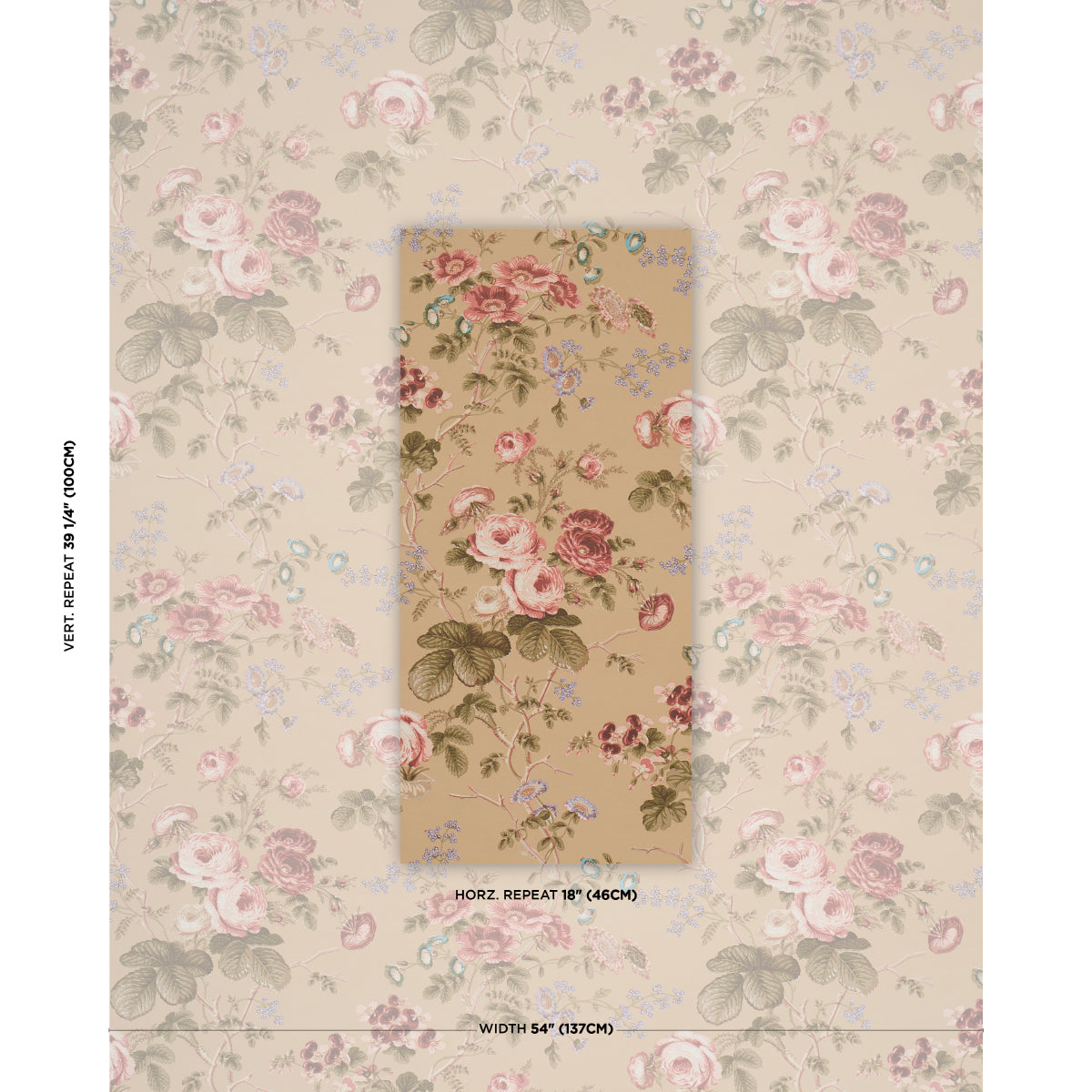 Purchase 5012064 | Salisbury, Tobacco - Schumacher Wallpaper
