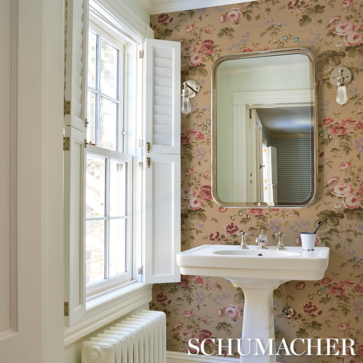Purchase 5012064 | Salisbury, Tobacco - Schumacher Wallpaper