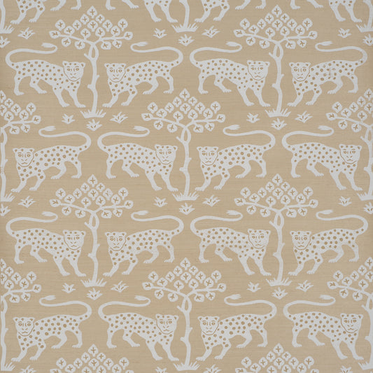 Purchase 5012305 | Woodland Leopard Sisal, Beige - Schumacher Wallpaper