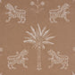 Purchase 5012924 | Tiger Palm Silhouette, Mediterrean Spice - Schumacher Wallpaper