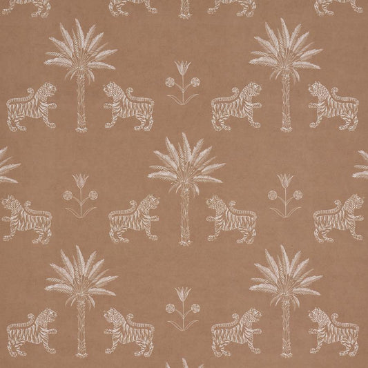 Purchase 5012924 | Tiger Palm Silhouette, Mediterrean Spice - Schumacher Wallpaper