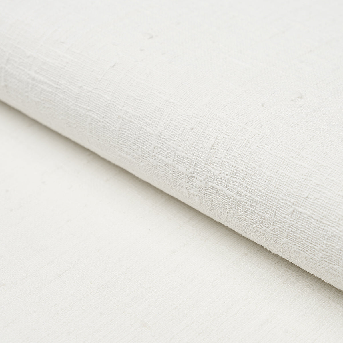 Purchase 5012960 | Linen Bark, White - Schumacher Wallpaper