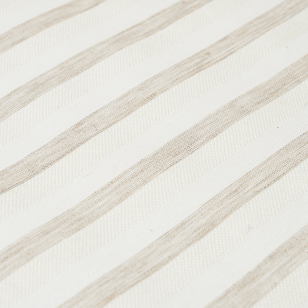 Purchase 5013020 | Textured Linen Stripe, White - Schumacher Wallpaper