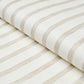 Purchase 5013020 | Textured Linen Stripe, White - Schumacher Wallpaper