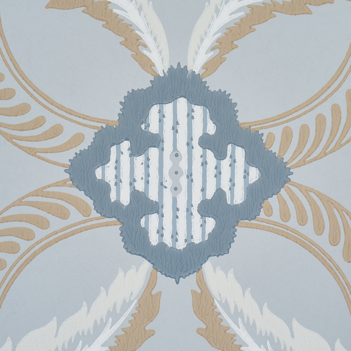 Purchase 5013152 | Front Waltz, Light Blue - Schumacher Wallpaper