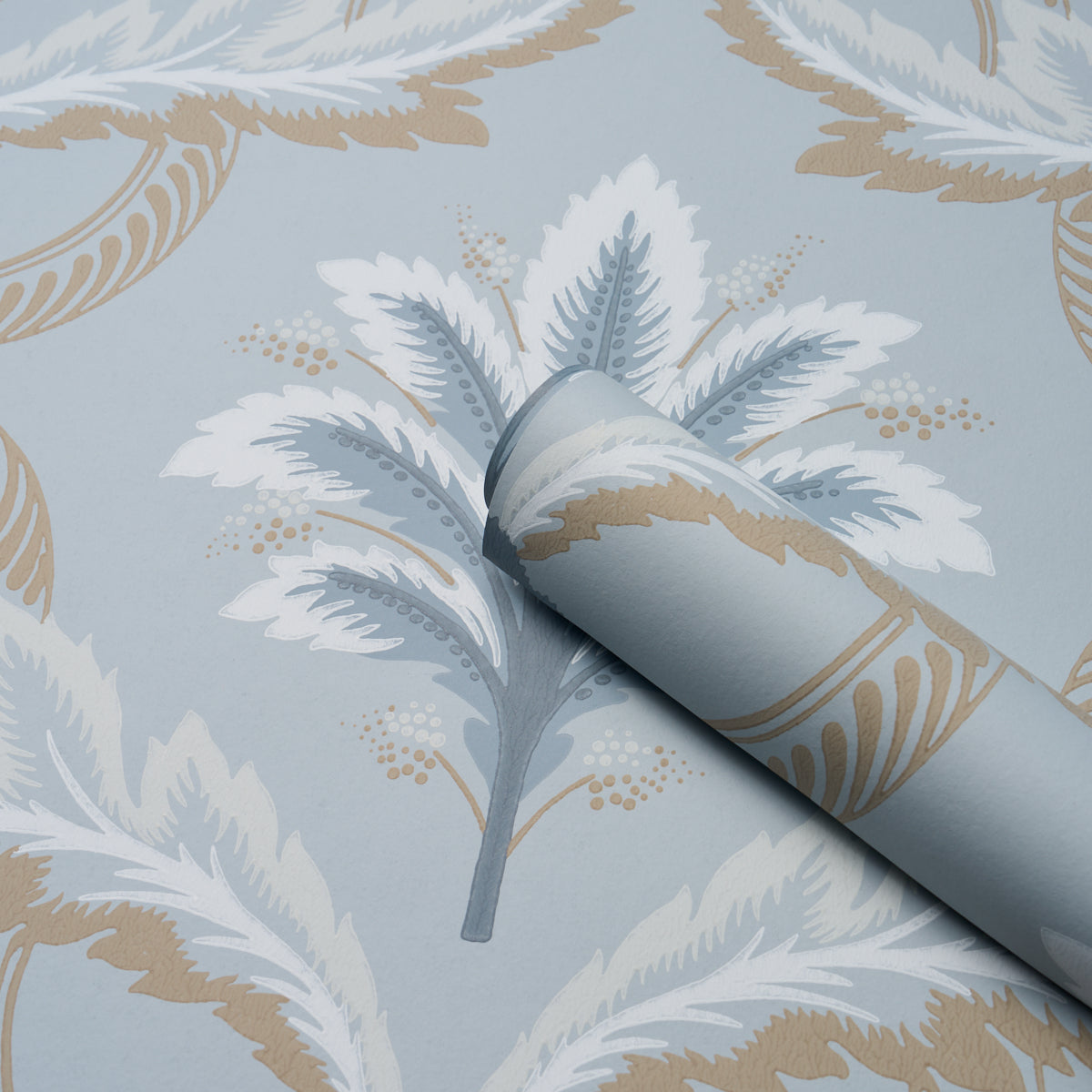 Purchase 5013152 | Front Waltz, Light Blue - Schumacher Wallpaper