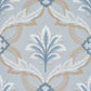 Purchase 5013152 | Front Waltz, Light Blue - Schumacher Wallpaper