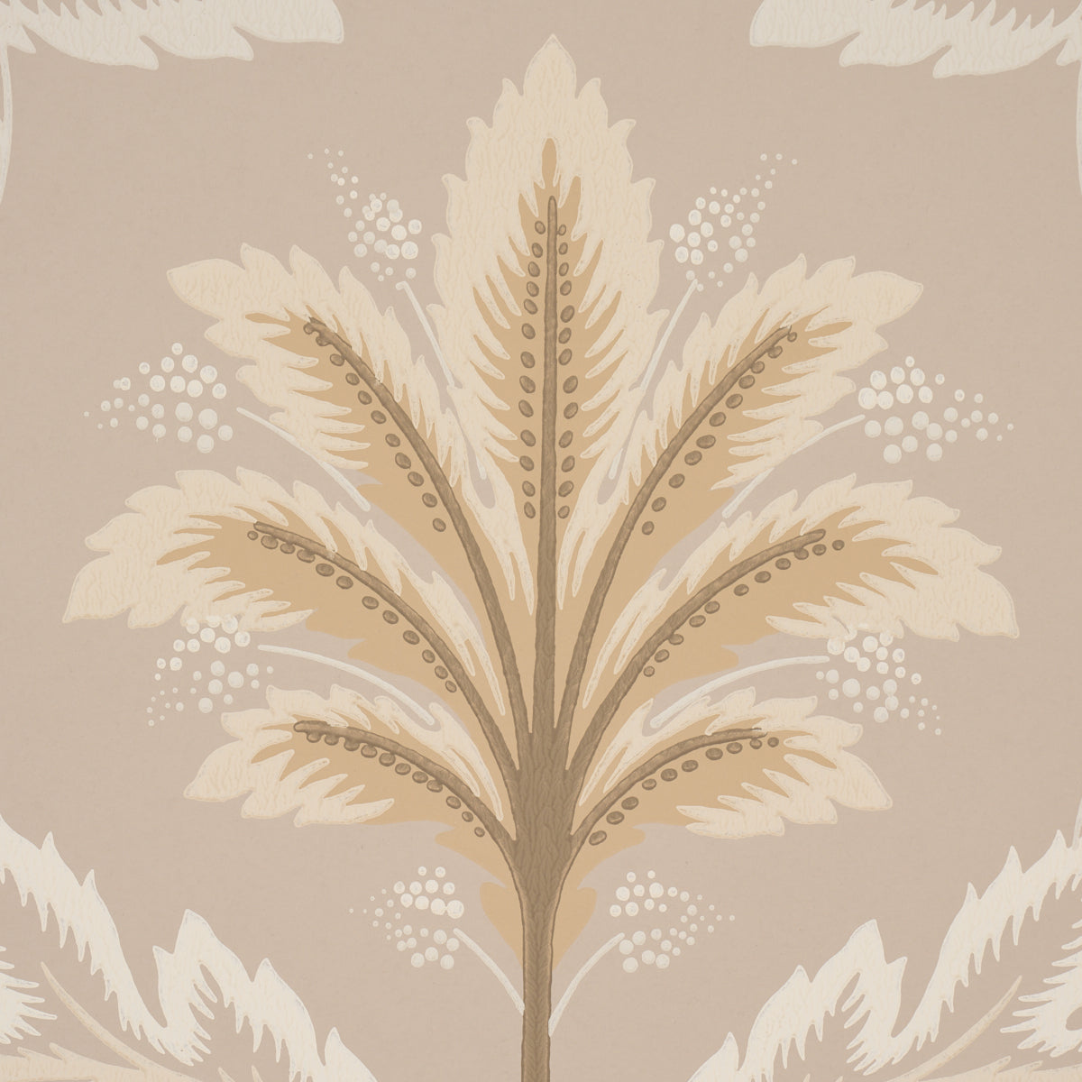 Purchase 5013153 | Front Waltz, Taupe - Schumacher Wallpaper