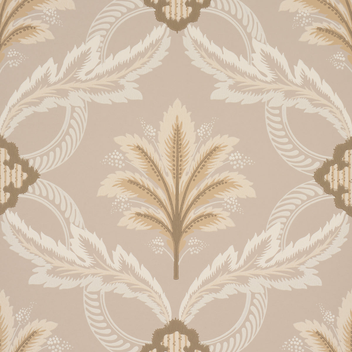 Purchase 5013153 | Front Waltz, Taupe - Schumacher Wallpaper