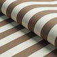 Purchase 5013612 | Edwin Stripe Medium, Mocha - Schumacher Wallpaper