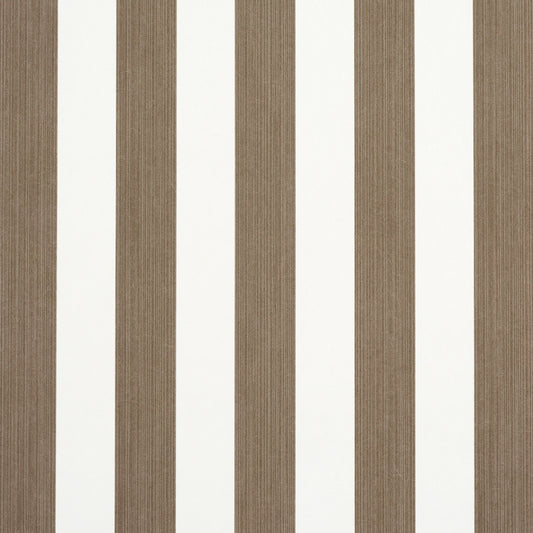 Purchase 5013612 | Edwin Stripe Medium, Mocha - Schumacher Wallpaper
