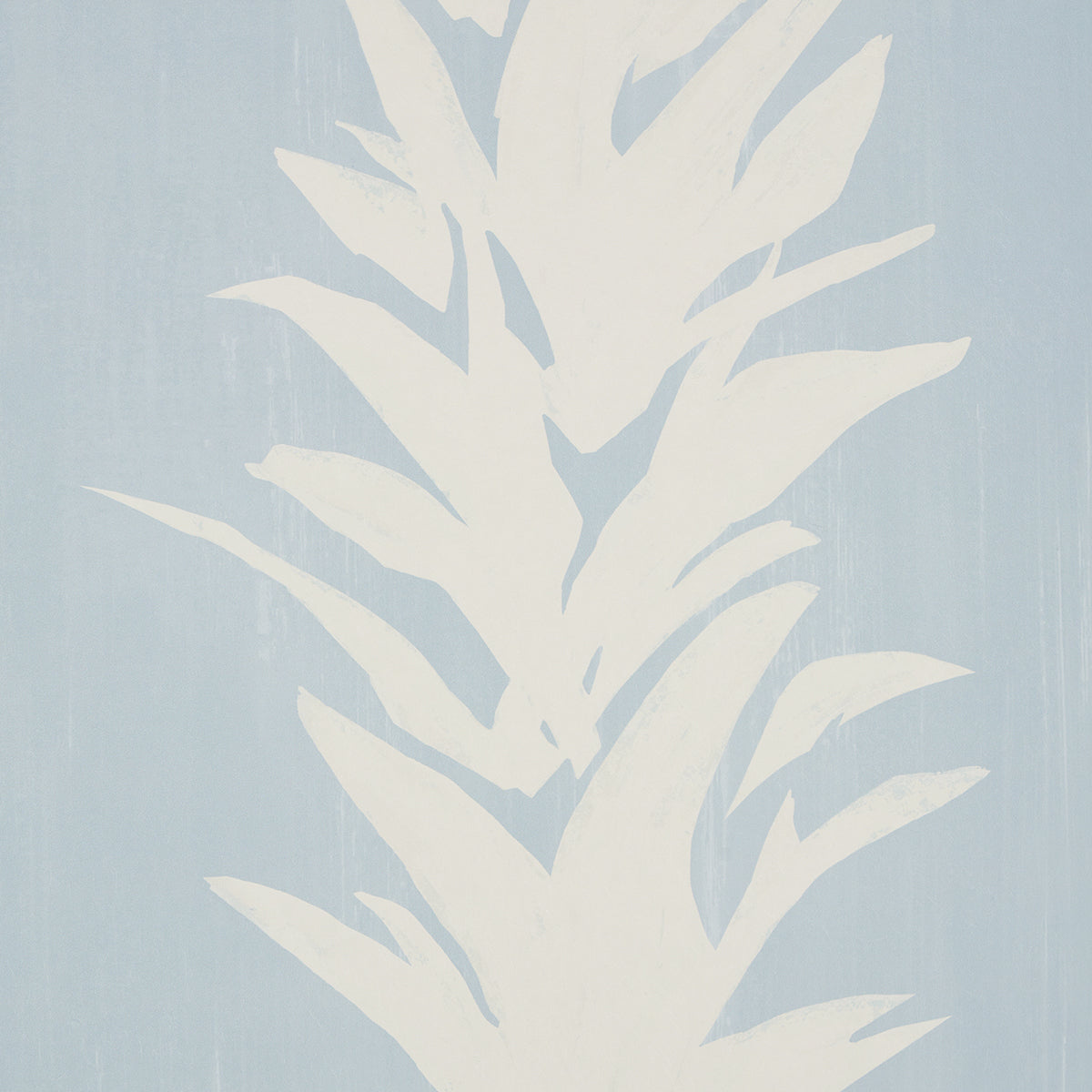 Purchase 5013664 | White Lotus, Soft Blue - Schumacher Wallpaper