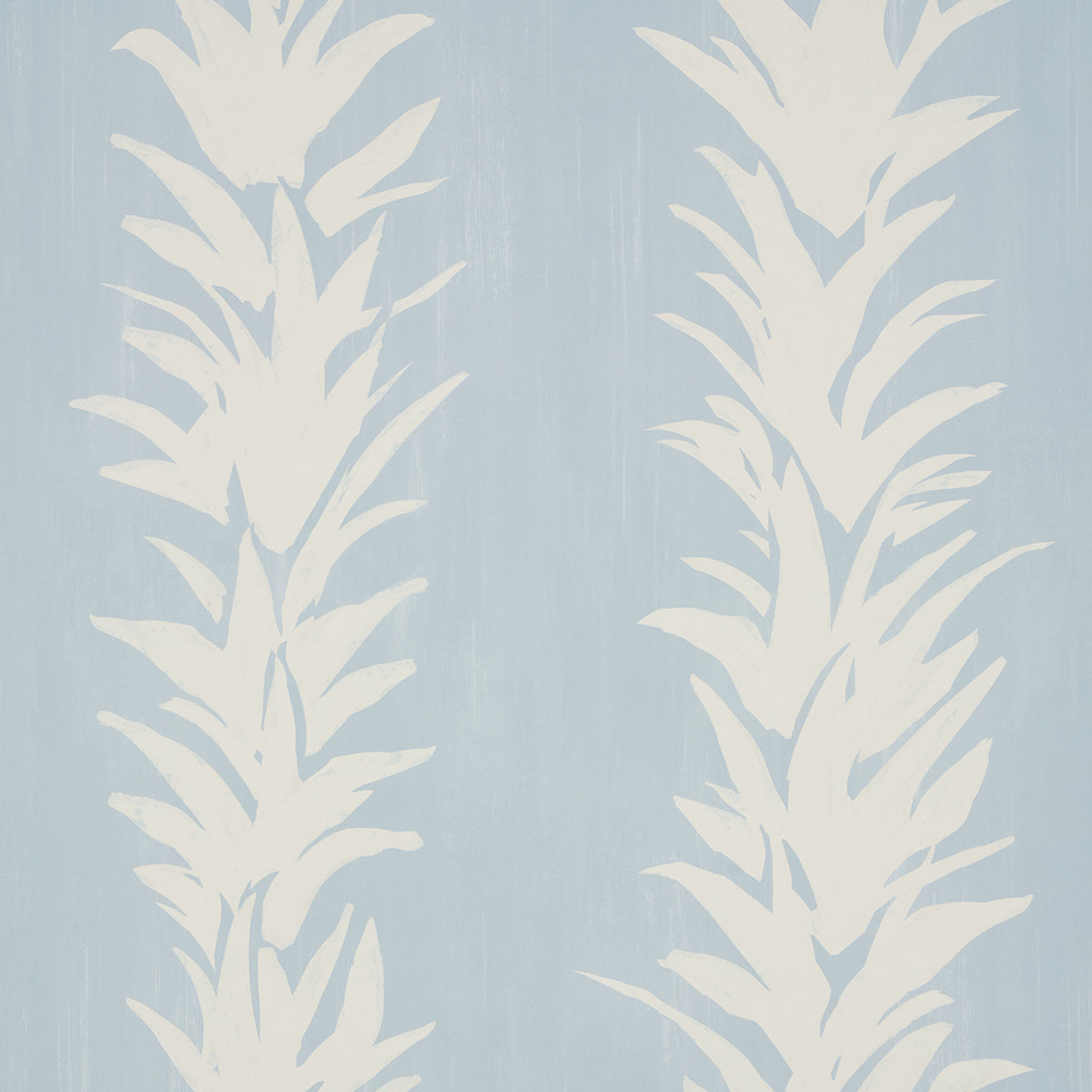 Purchase 5013664 | White Lotus, Soft Blue - Schumacher Wallpaper