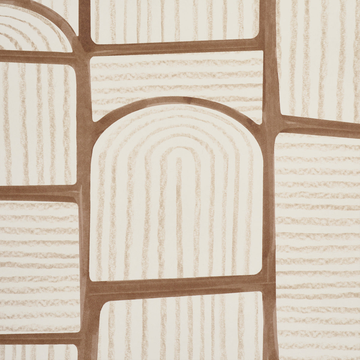 Purchase 5013686 | Bloomsbury, Teak - Schumacher Wallpaper