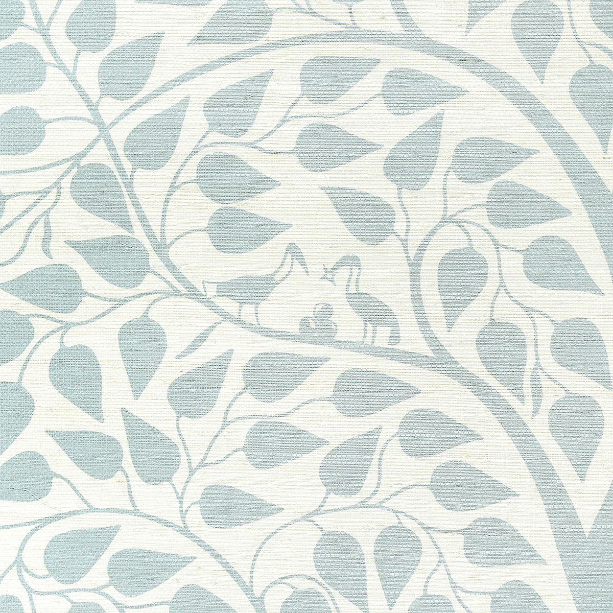 Purchase 5013720 | Kayon Sisal Panel, Soft Blue - Schumacher Wallpaper