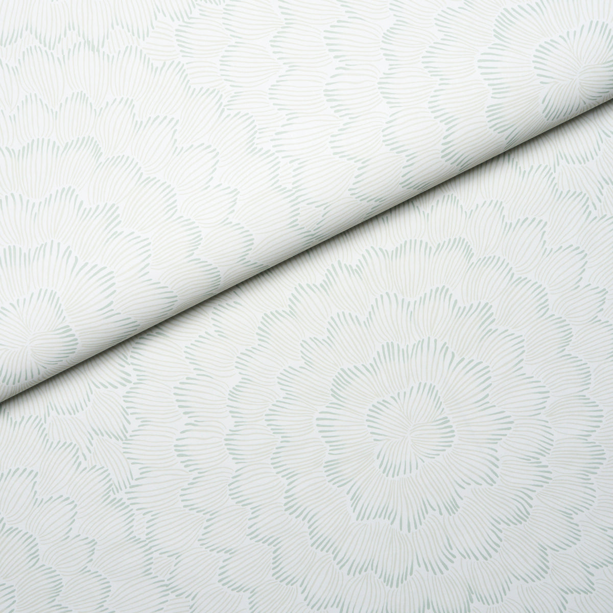 Purchase 5013822 | Feather Bloom, Seaglass - Schumacher Wallpaper