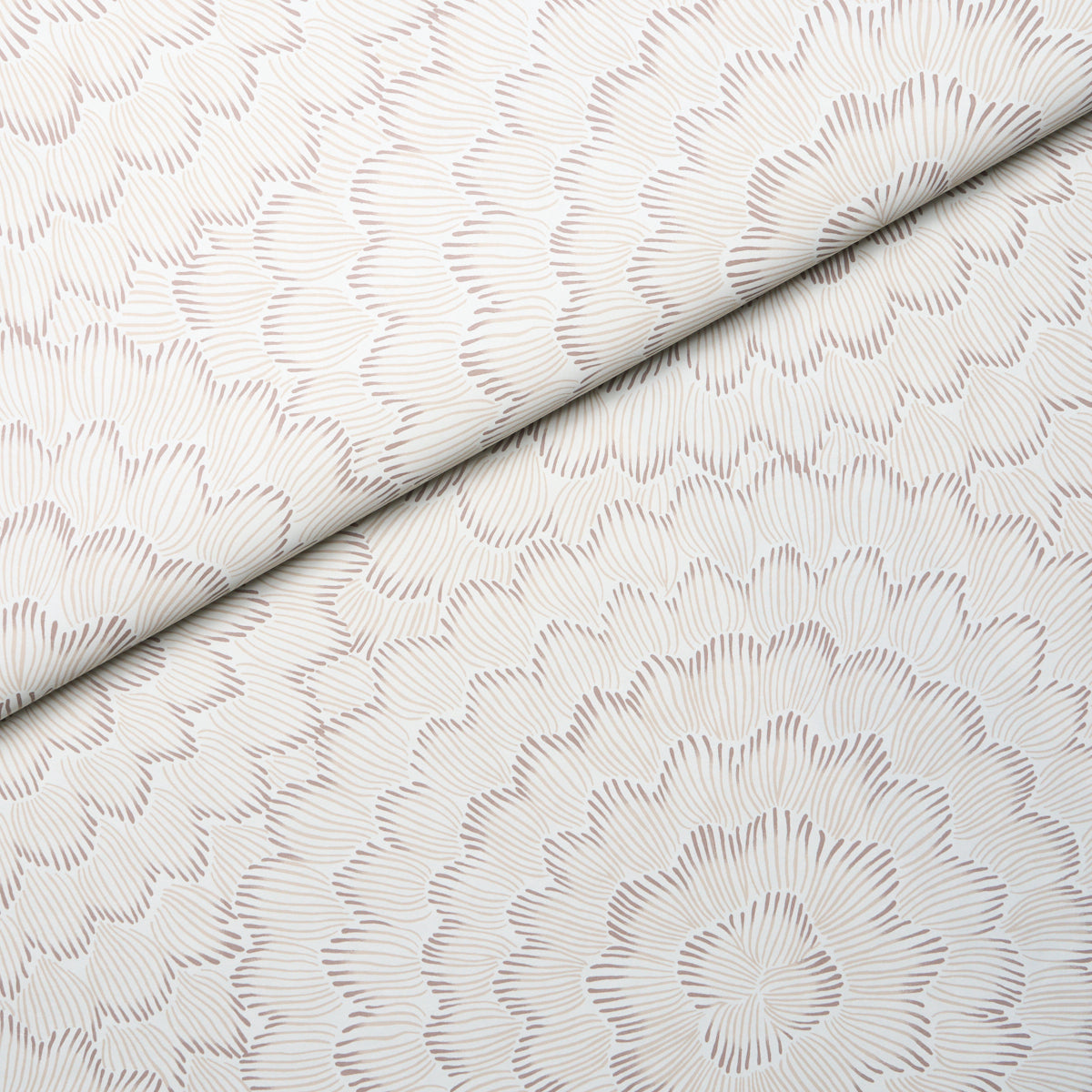 Purchase 5013824 | Feather Bloom, Chai - Schumacher Wallpaper