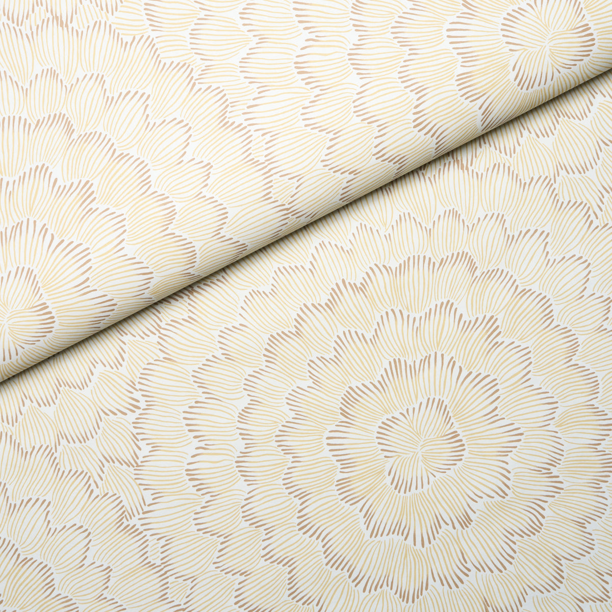 Purchase 5013825 | Feather Bloom, Mustard - Schumacher Wallpaper