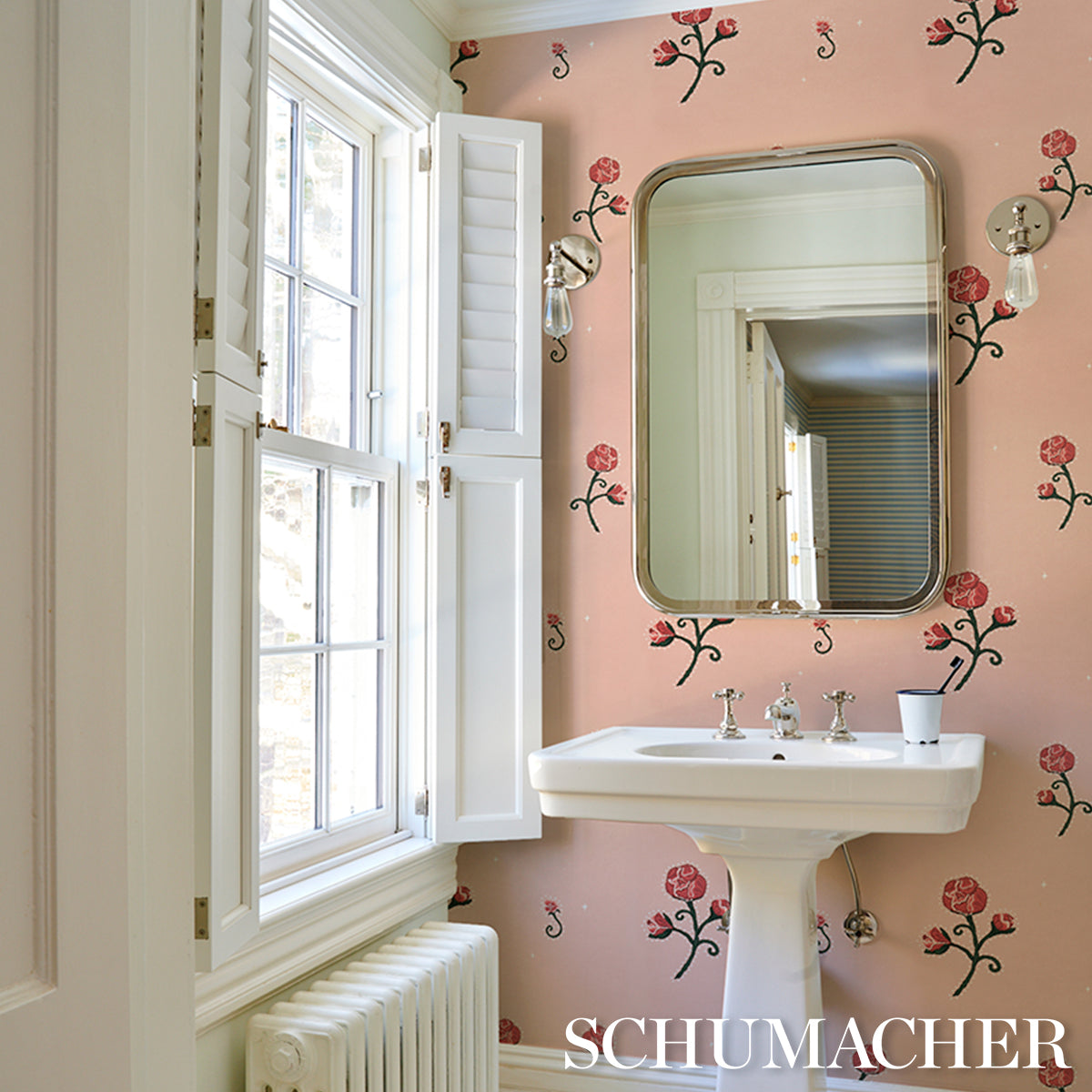 Purchase 5014584 | Rhinestone Cowboy, Pink - Schumacher Wallpaper