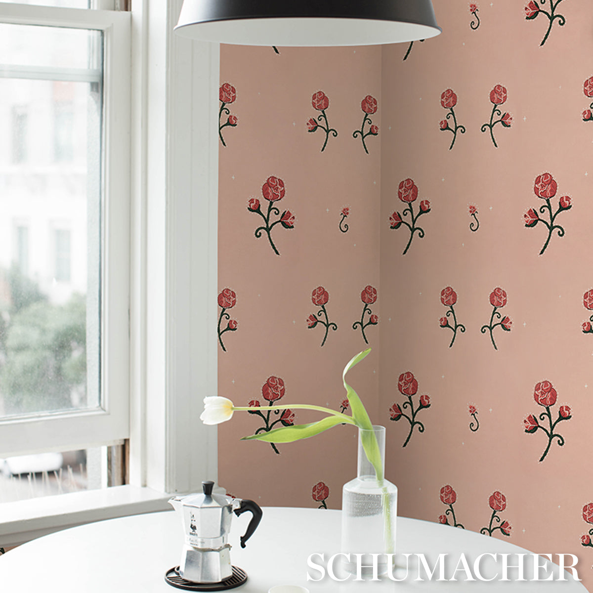 Purchase 5014584 | Rhinestone Cowboy, Pink - Schumacher Wallpaper