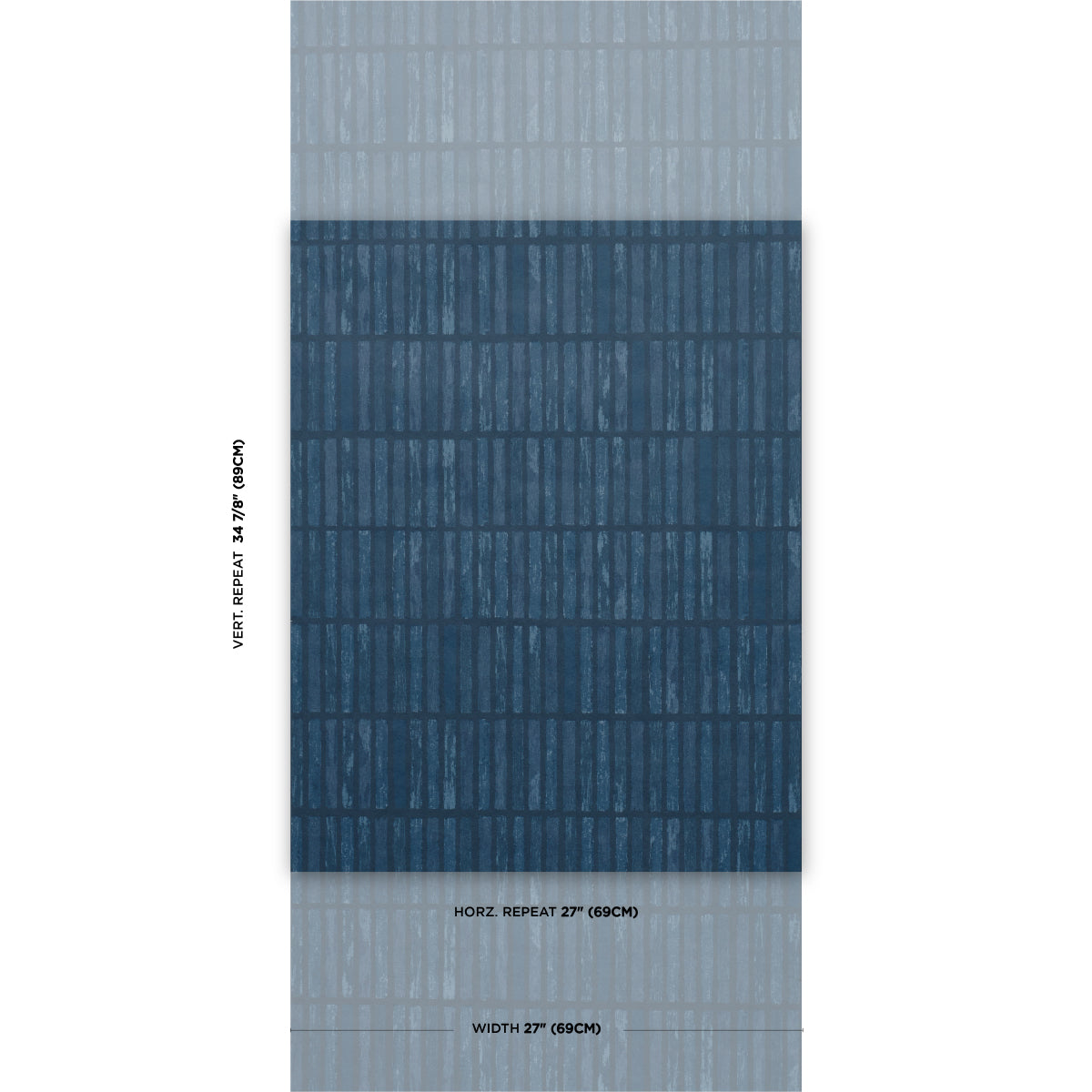 5014592 | Wabi-Sabi, Dark Blue - Schumacher Wallpaper