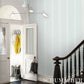 Purchase 5014770 | Acanthus Stripe, Ivory On Mineral - Schumacher Wallpaper