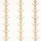 Purchase 5014772 | Acanthus Stripe, Gold On Ivory - Schumacher Wallpaper