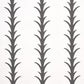 Purchase 5014773 | Acanthus Stripe, Carbon On Ivory - Schumacher Wallpaper