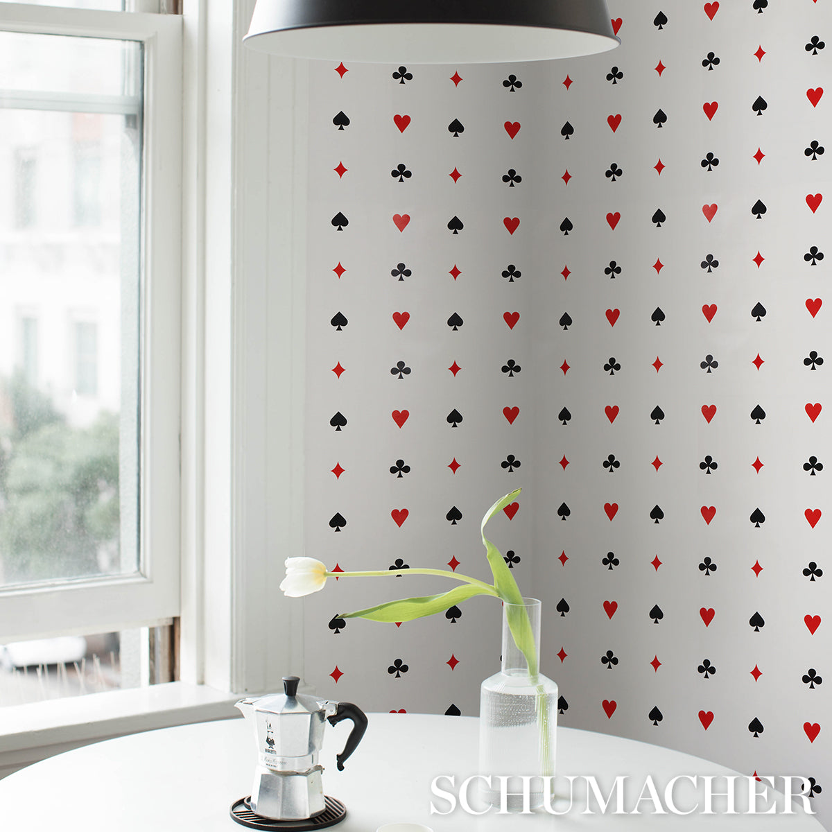 Purchase 5014800 | Le Joueur, Rouge Et Noir - Schumacher Wallpaper