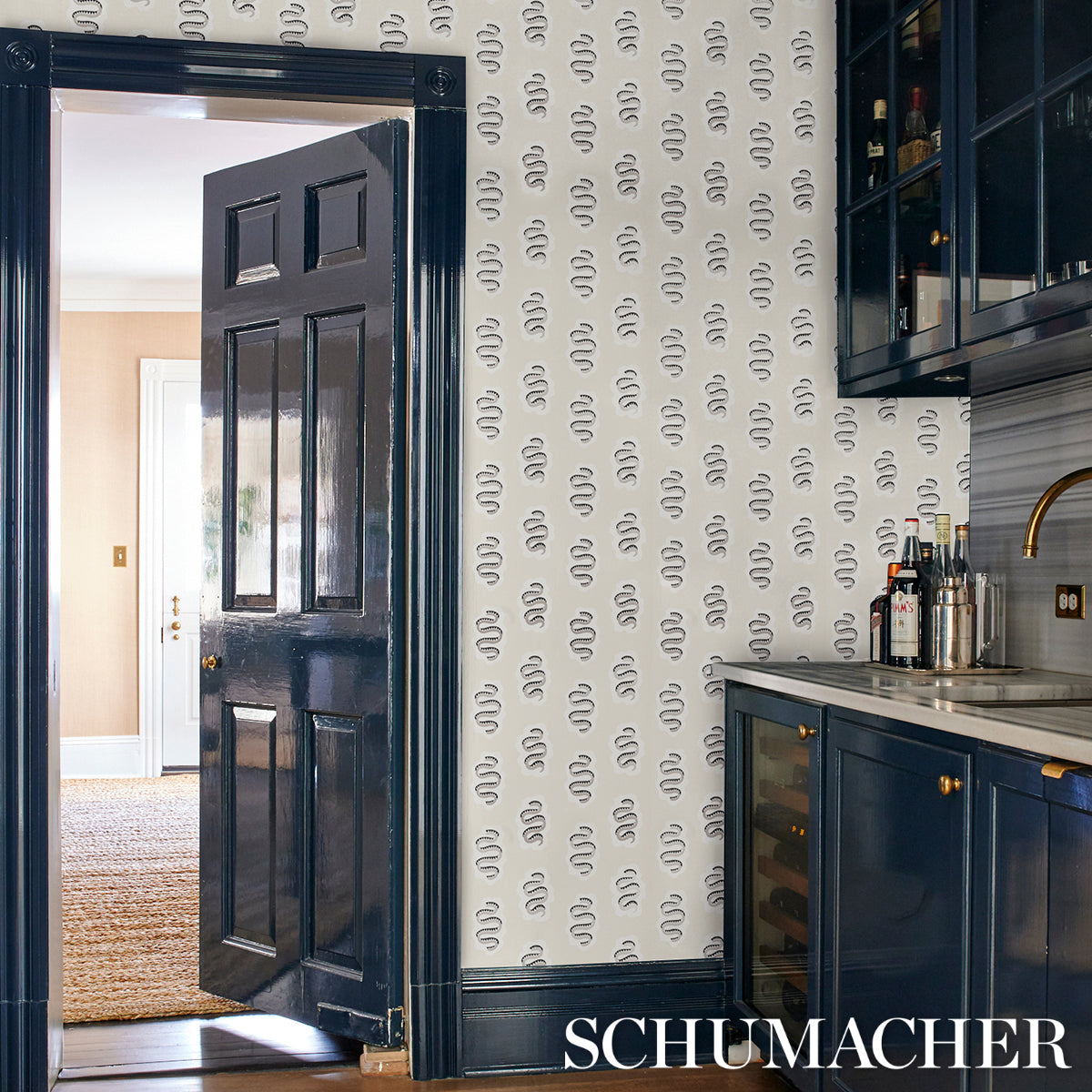 Purchase 5014811 | Elsa, Sandstone - Schumacher Wallpaper