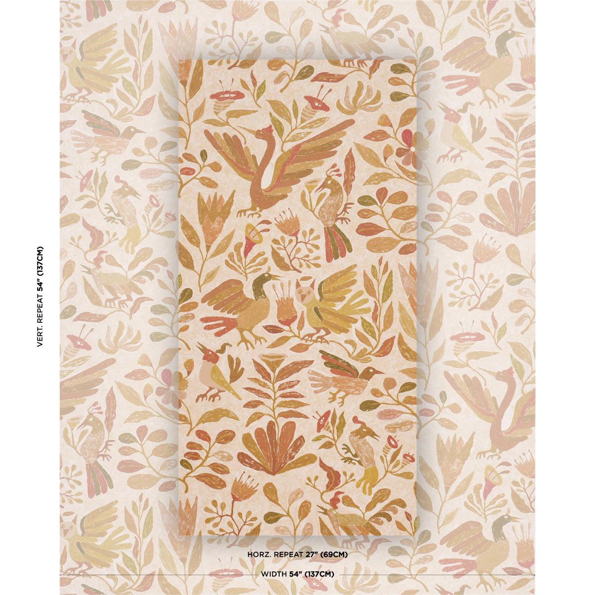 Purchase 5014833 | Canopy, Spice - Schumacher Wallpaper