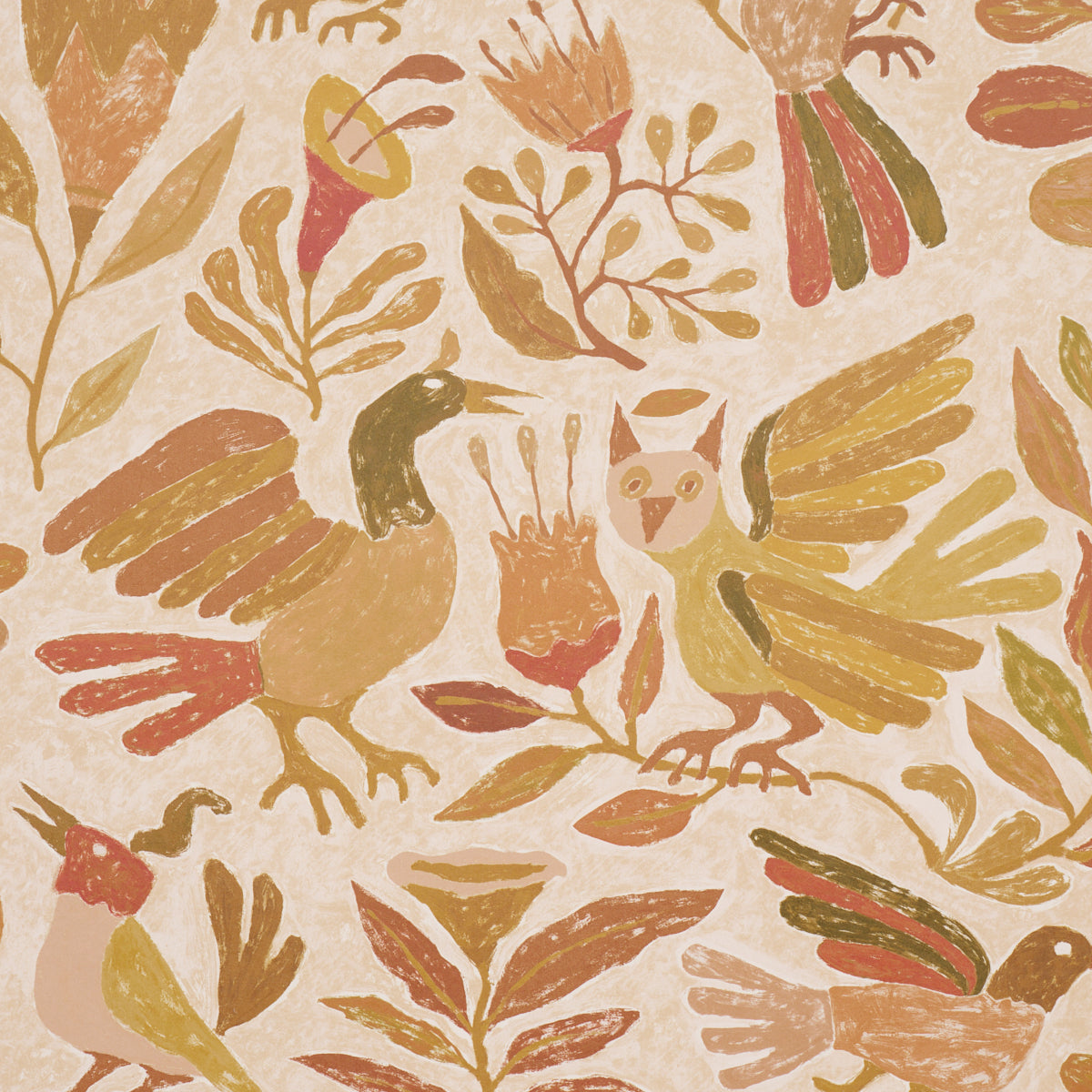 Purchase 5014833 | Canopy, Spice - Schumacher Wallpaper