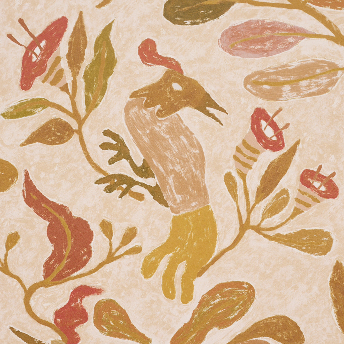 Purchase 5014833 | Canopy, Spice - Schumacher Wallpaper