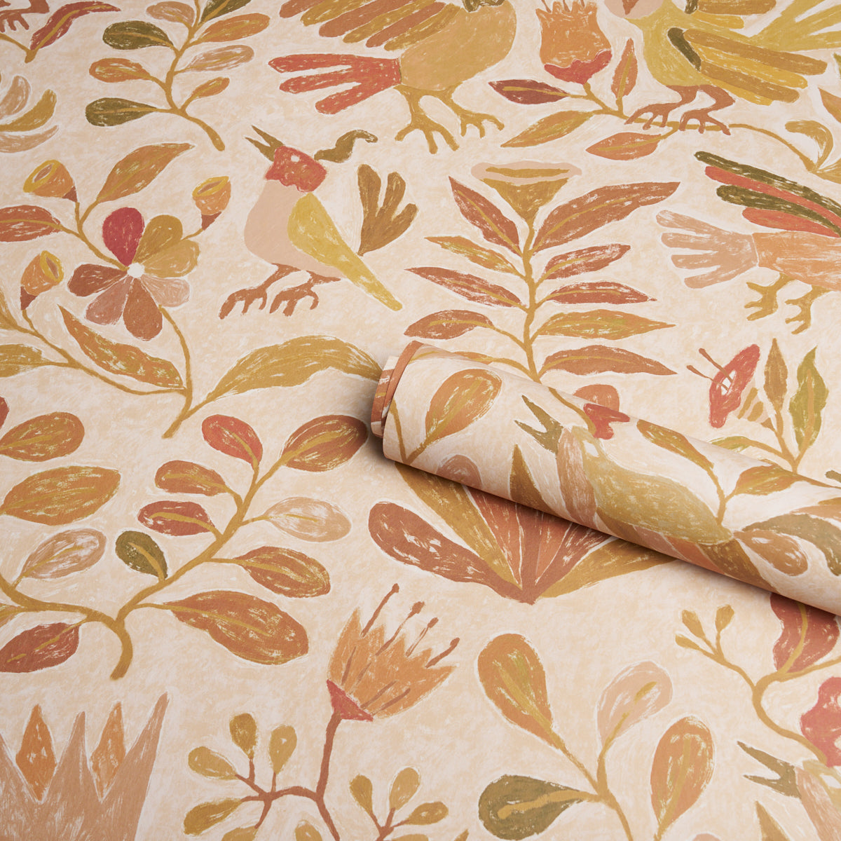 Purchase 5014833 | Canopy, Spice - Schumacher Wallpaper