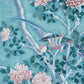 Purchase 5015156 | Les Oiseaux Panel Set, Blue Turquoise - Schumacher Wallpaper