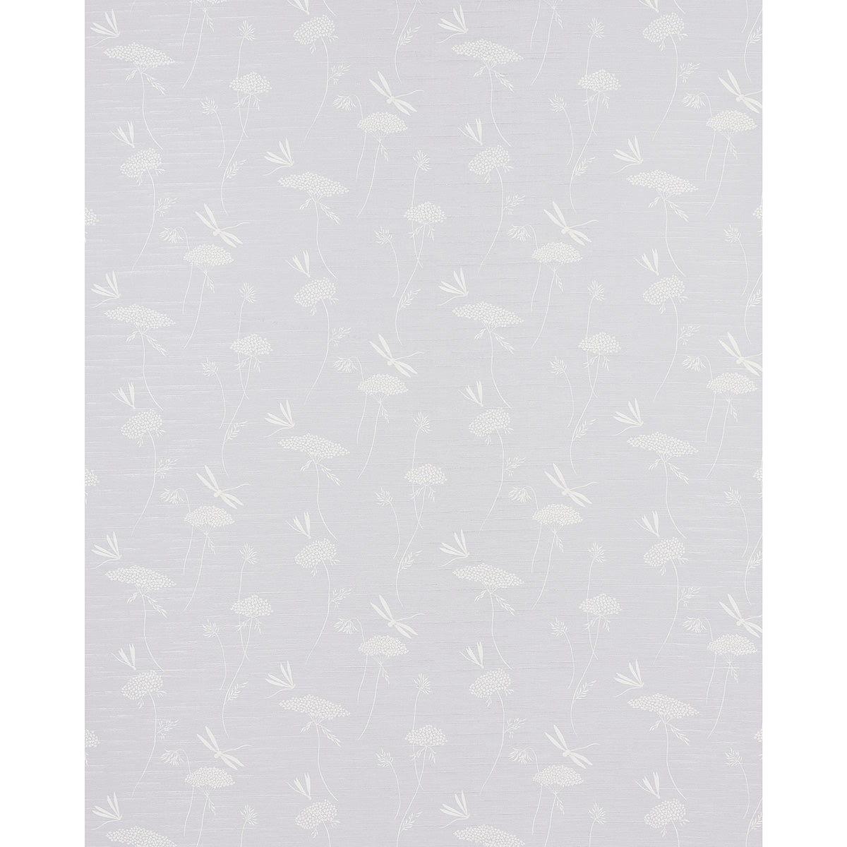 Purchase 5015190 | La Libellule Silk, Moonstone - Schumacher Wallpaper