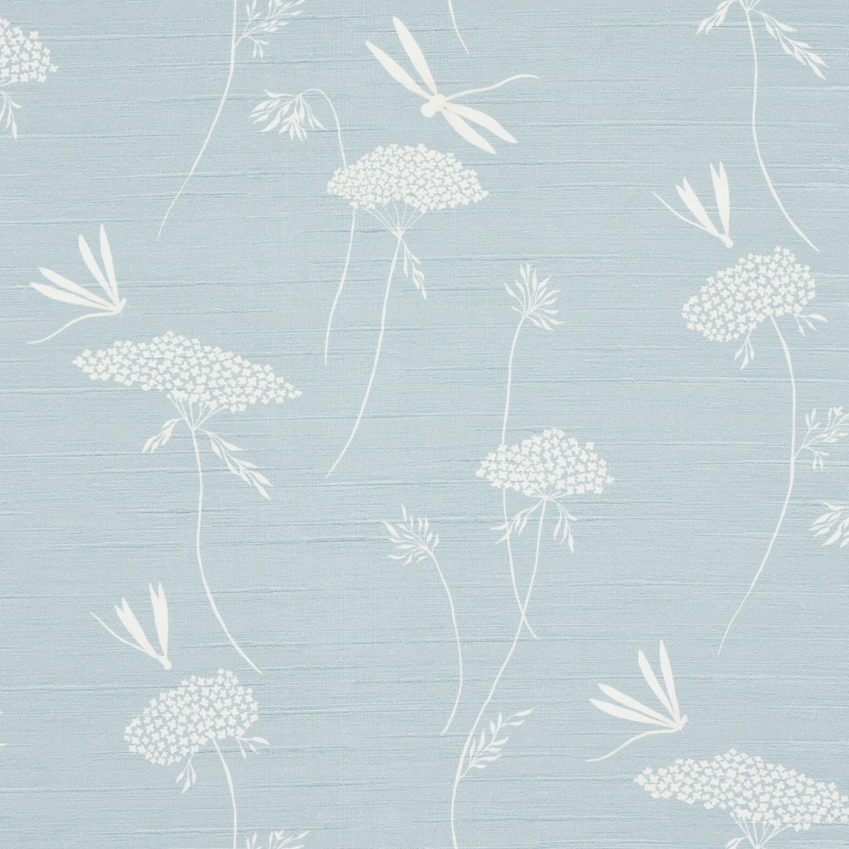 Purchase 5015191 | La Libellule Silk, Ciel - Schumacher Wallpaper