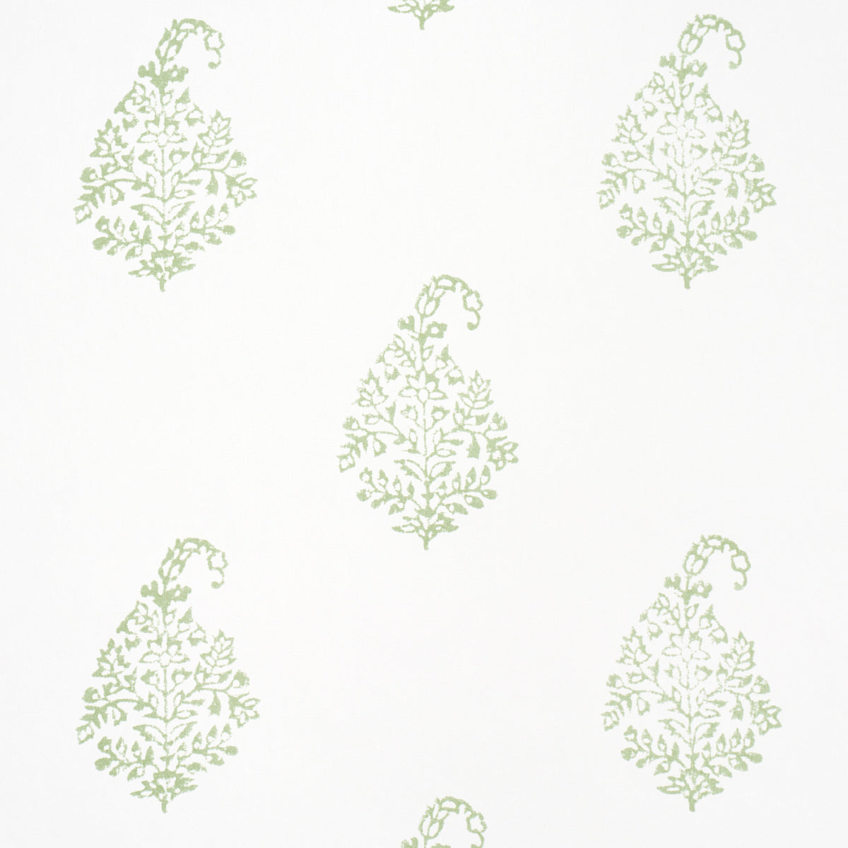 Purchase 5015210 | Kerala Paisley Ii, Leaf - Schumacher Wallpaper