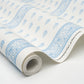 Purchase 5015230 | Katsura Stripe Ii, Chambray - Schumacher Wallpaper