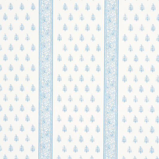 Purchase 5015230 | Katsura Stripe Ii, Chambray - Schumacher Wallpaper