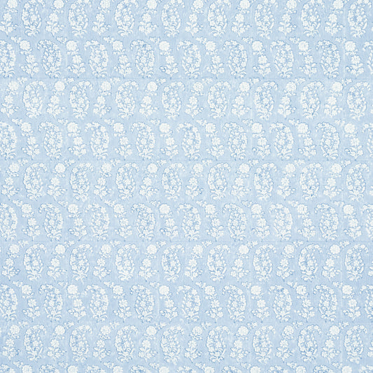 Purchase 5015240 | Arita Block Print, Cornflower - Schumacher Wallpaper