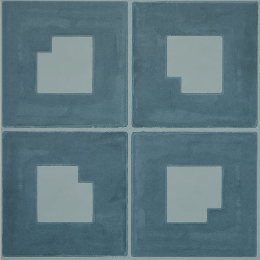 Purchase 5015292 | Palindrome, Teal - Schumacher Wallpaper