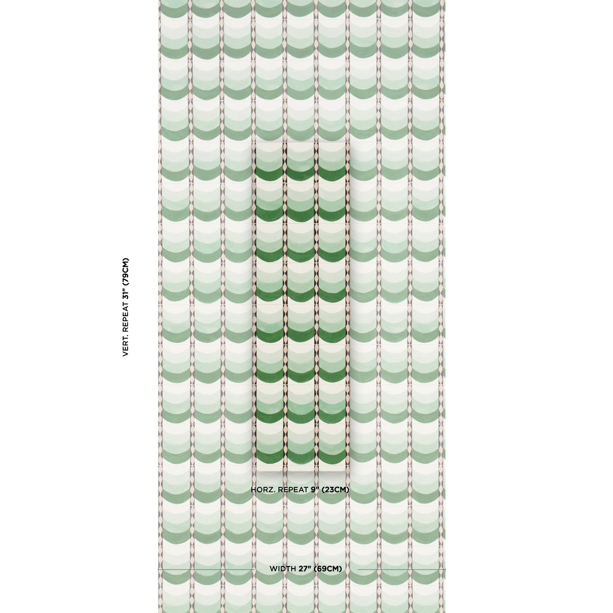 Purchase 5015351 | Sintra, Green - Schumacher Wallpaper