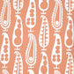 5015383 | Paisley Peas, Terracotta - Schumacher Wallpaper