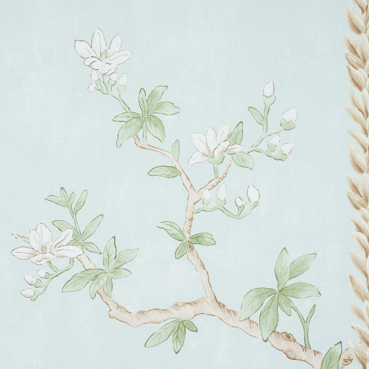 Purchase 5015400 | Victoria Panel Set, Mineral - Schumacher Wallpaper