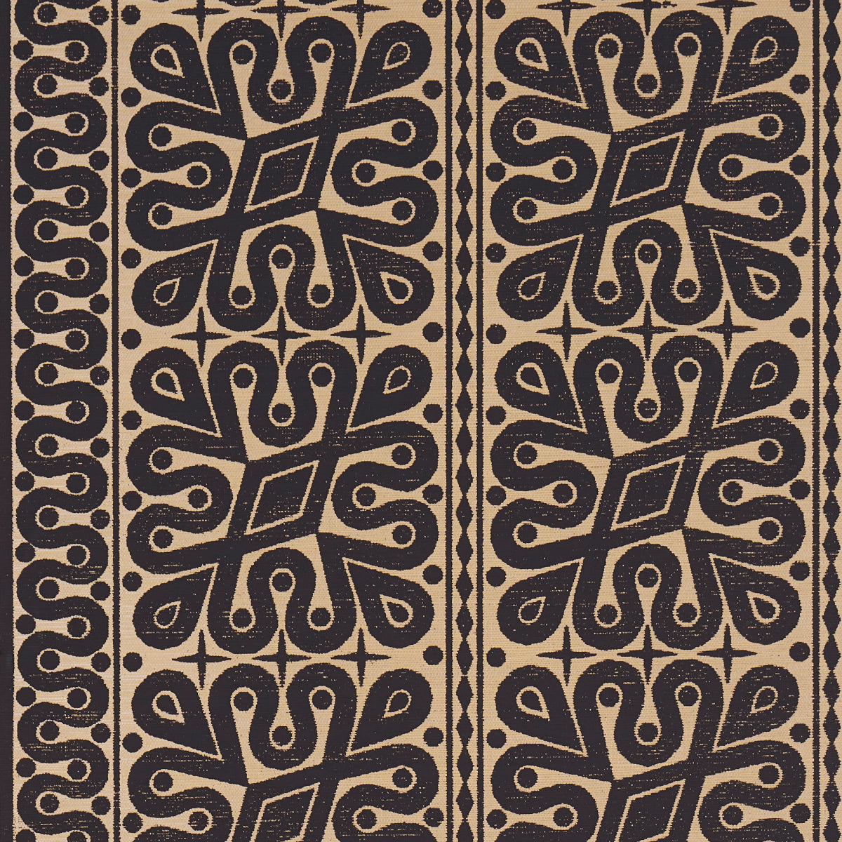 Purchase 5015412 | Borneo Grasscloth, Black - Schumacher Wallpaper