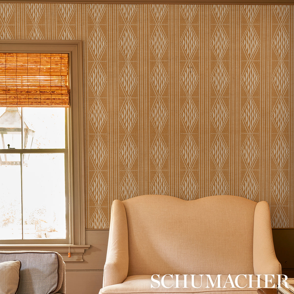 Purchase 5015421 | Cassava, Sable - Schumacher Wallpaper