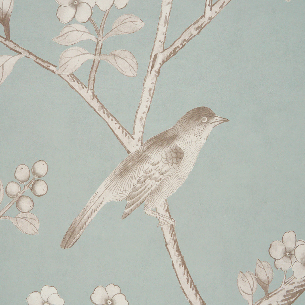 Purchase 5015441 | Chinois Palais Panel, Duck Egg - Schumacher Wallpaper