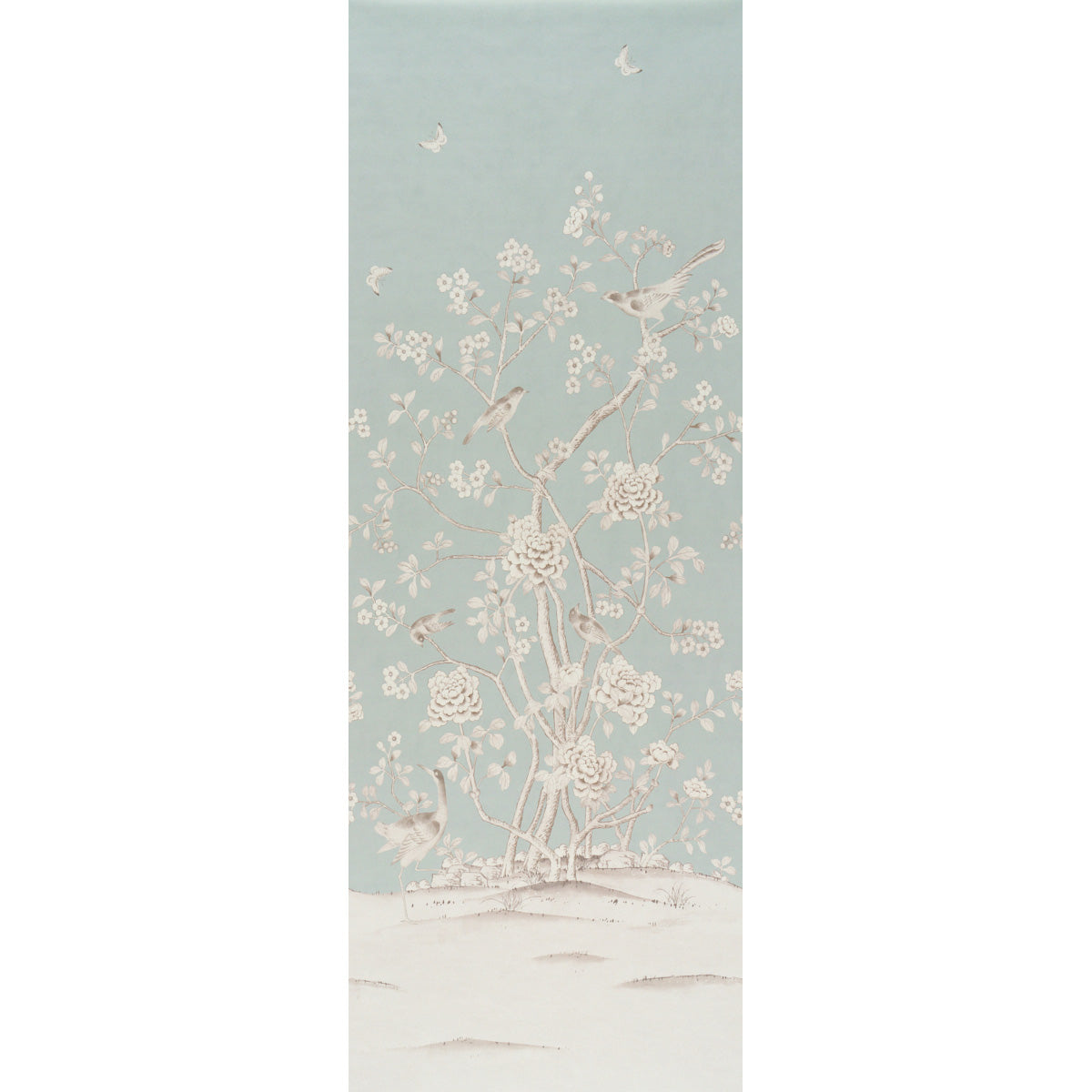 Purchase 5015441 | Chinois Palais Panel, Duck Egg - Schumacher Wallpaper